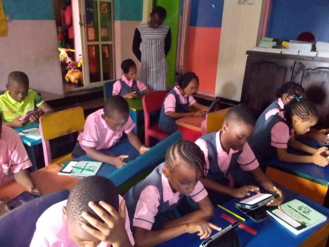 Learners taking part in an eCreative Writing session